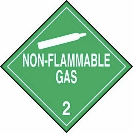 ACCUFORM DOT PLACARD HAZARD CLASS 2  GASES MPL201MG50 MPL201MG50